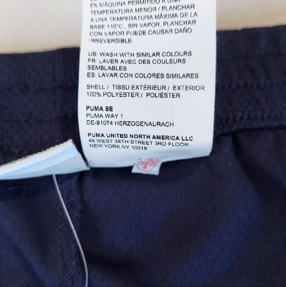 Puma Baby Boys Bodysuit Short Sleeves 3-6 Months Shorts Beanie Bib 5-piece Set